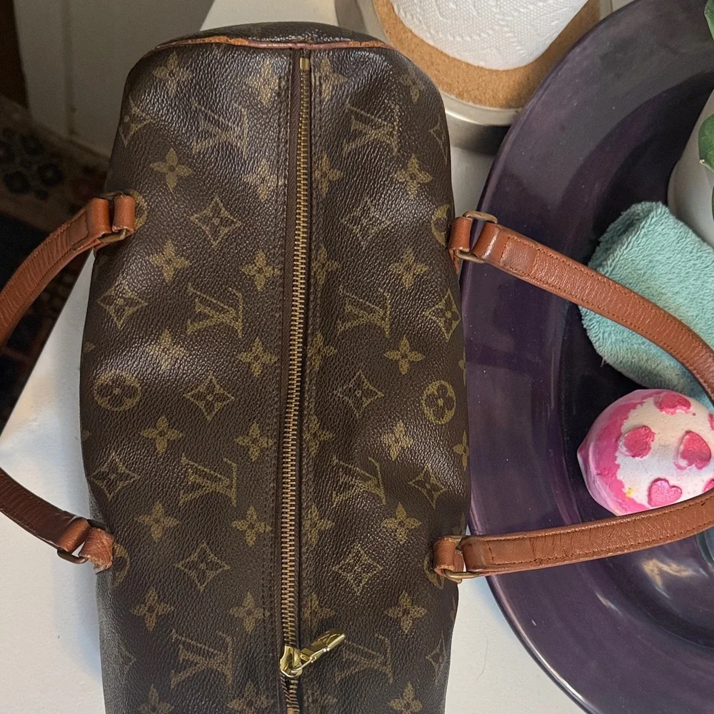 Louis Vuitton papillon 30 Brown Monogram Leather Bag